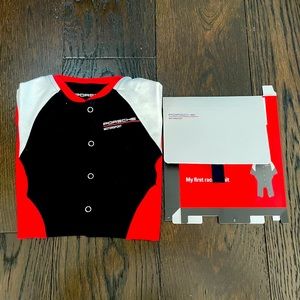 Porsche onesie 3-6 months NWT
